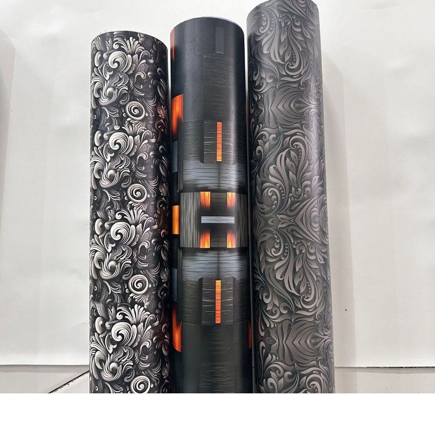 Sticker Skotlet Karbon Hexagon 5D Doff / Skotlet Stiker Motor Dan Mobil / Motif Keren Kekinian /