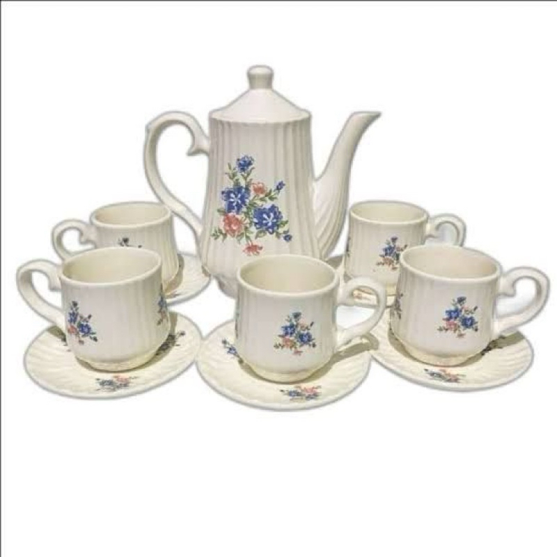 mug set teko /cangkir keramik/mug keramik Teko/tea set napoleon