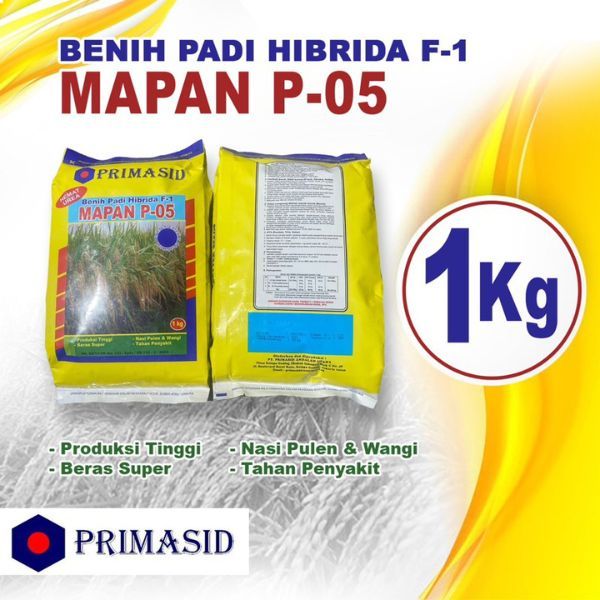 Benih Padi Mapan 05 1KG Unggul Berkualitas Primasid Asli Mapan 05 1KG Benih Padi Unggul Berkualitas 