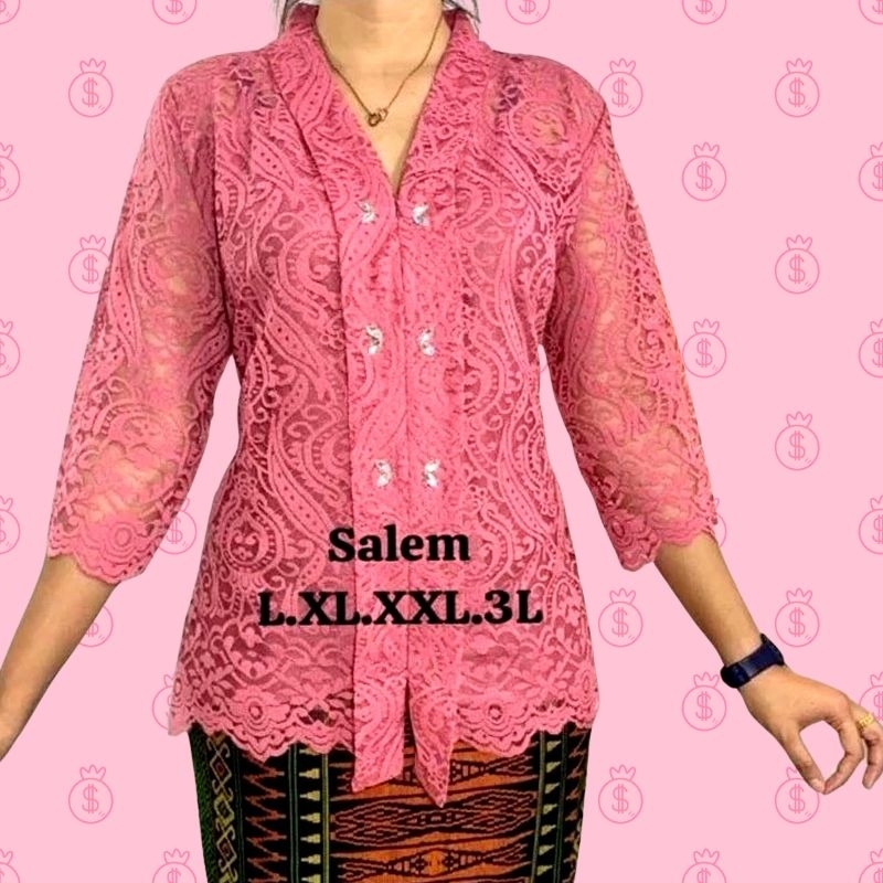 Atasan Kebaya Modern Model Kartini Atasan Brukat Payet Kebaya Brokat Mewah Terlaris