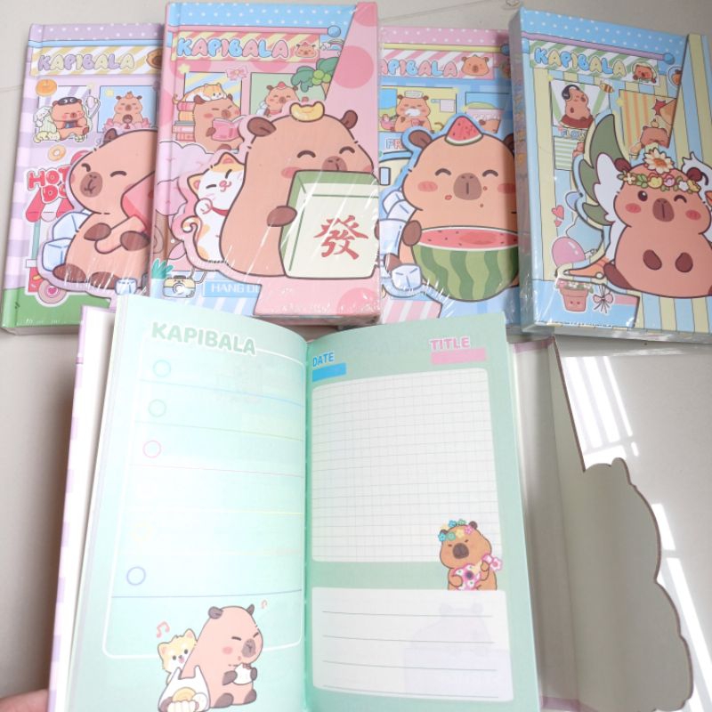 

Buku diary notebook magnet CAPYBARA SZ605