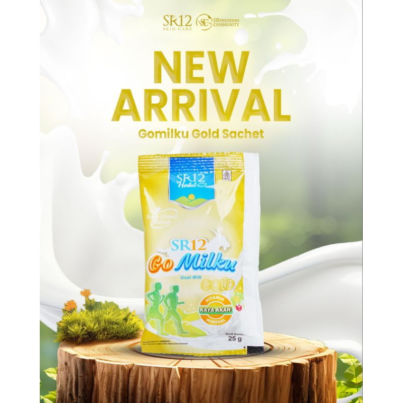 

GOMILKU GOLD SR12, GOMILKU SACHET SR12, SUSU KAMBING ETAWA ORIGINAL SR12