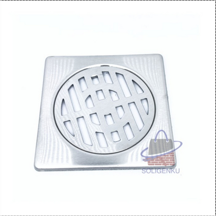 Saringan Got Plat Kotak persegi Floor Drain Stainless tebal Soligen