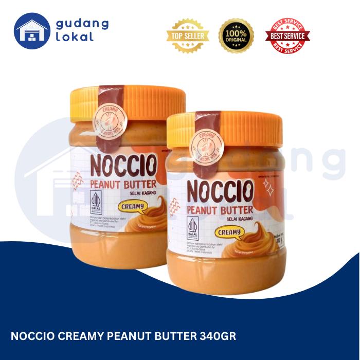 

Noccio Creamy Peanut Butter 340gr