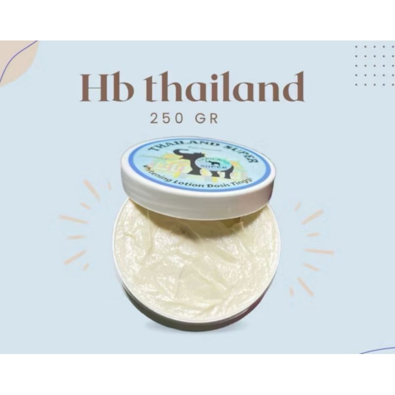 Handbody Thailand Super / Hb Thailand Super / Whitening Lotion Dosting