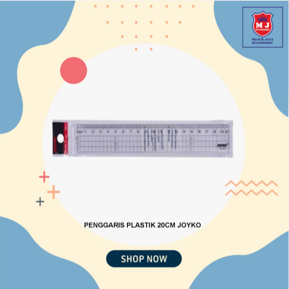 

PENGGARIS PLASTIK 20CM JOYKO