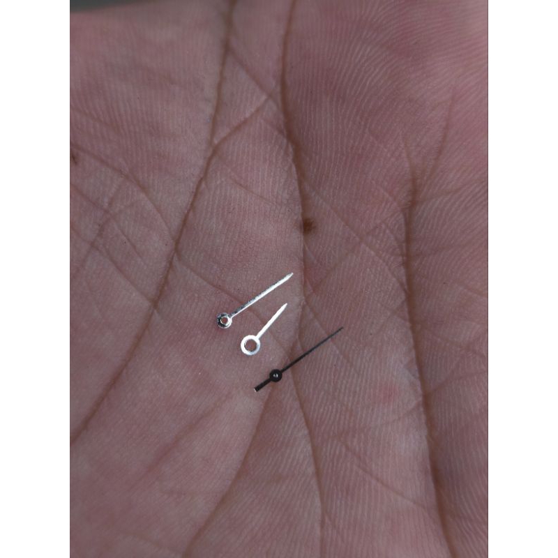 jarum jam tangan silver miyota jarum jam mesin miyota size 9