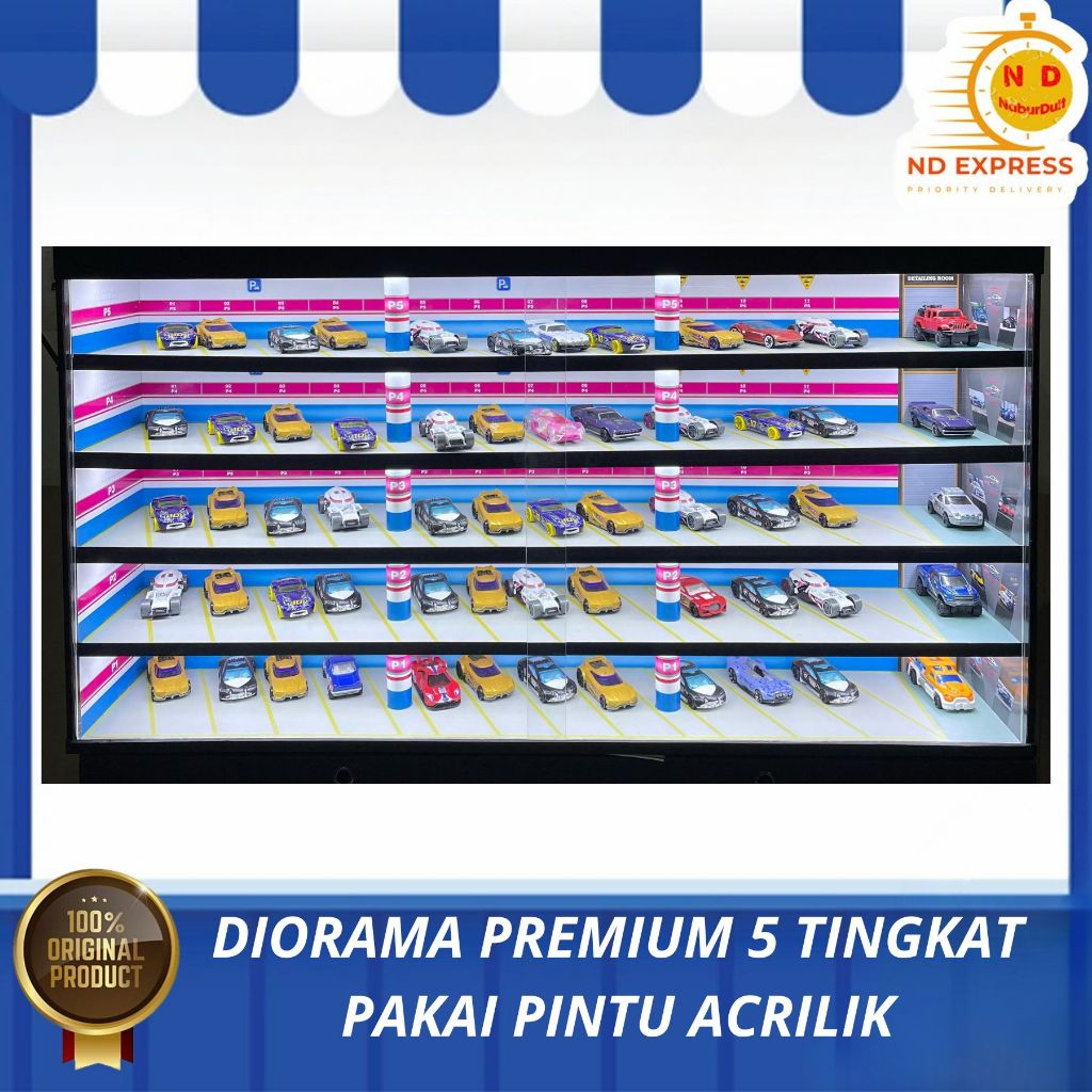 Diorama Premium HotWheels||Parkiran HotWheels||Rak HotWheels||Koleksi HotWheel||Diecast