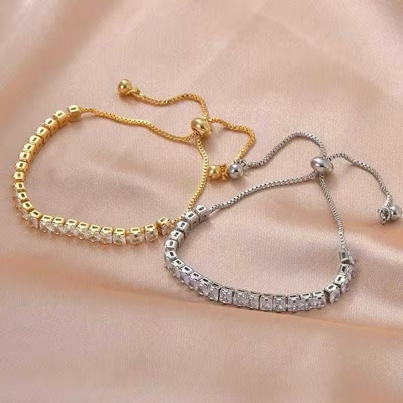 Best Sellert Gelang Serut Titanium Gelang Wanita Terbaru Gelang Titanium Gelang Wanita Model Permata