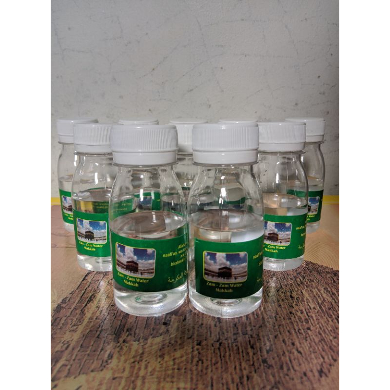

New Paket Air Zam-Zam 60ml Isi 50pcs//Zam Zam Watter