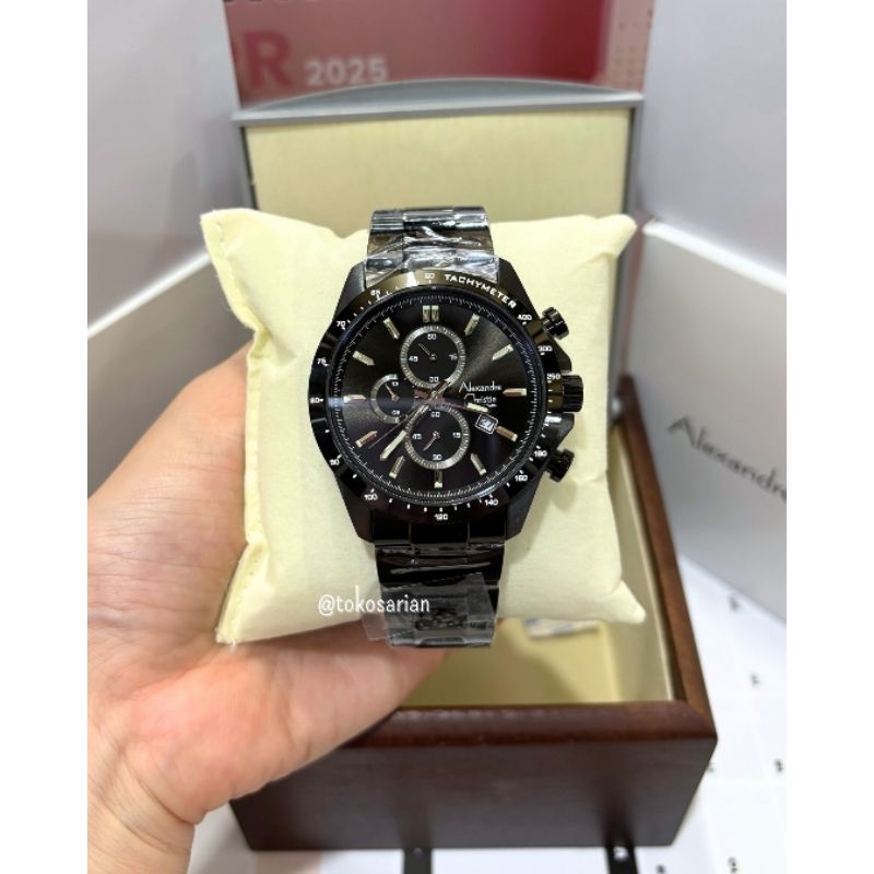 Alexandre Christie Original AC 6630 MC Rantai Chrono Sport Untuk Pria