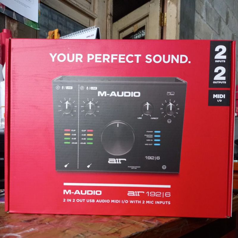 M-Audio air 192|6 Soundcard Recording