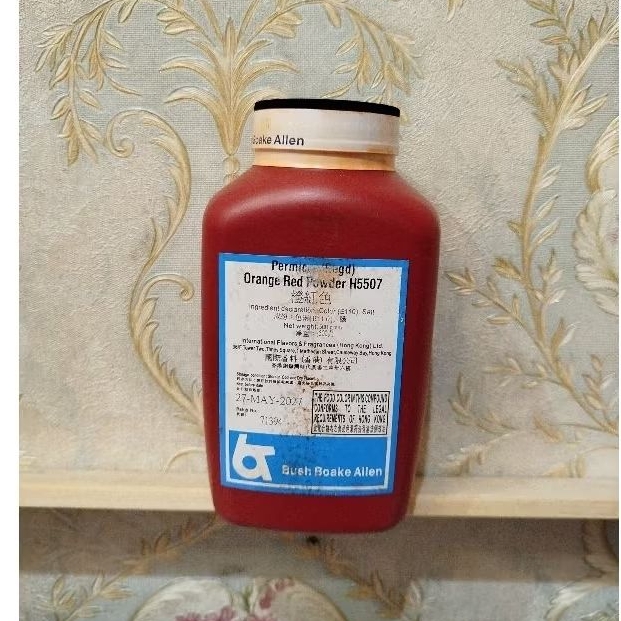 

PERMICOL REGD ORANGE RED POWDER 500gr / Sepuhan permicol