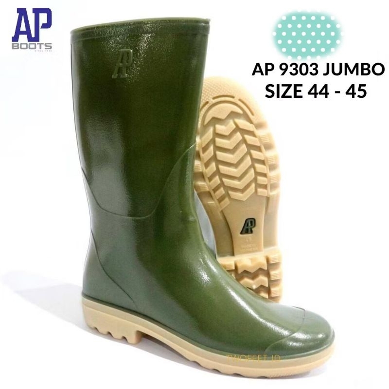 SEPATU BOOTS AP 9303 JUMBO SIZE 44 DAN 45