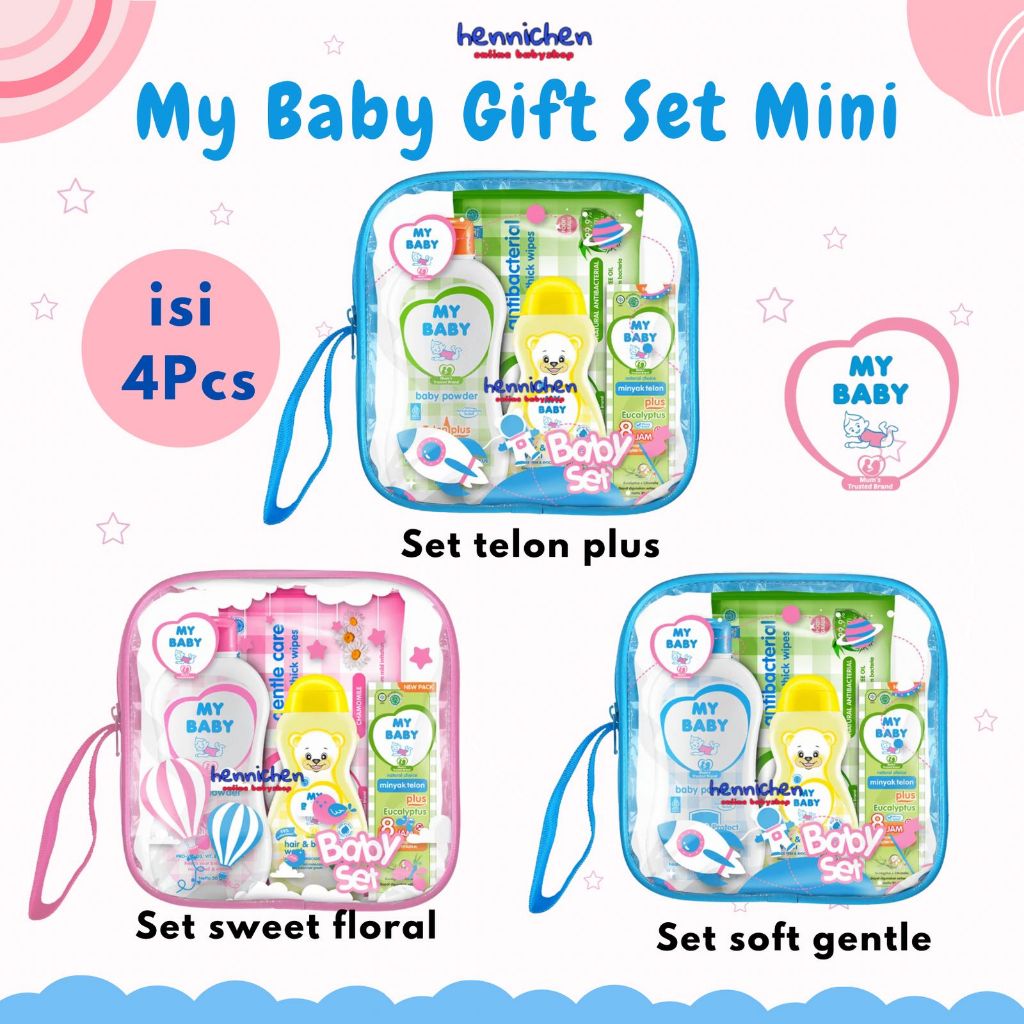 My Baby Gift Set Mini / Paket My Baby isi 4 item