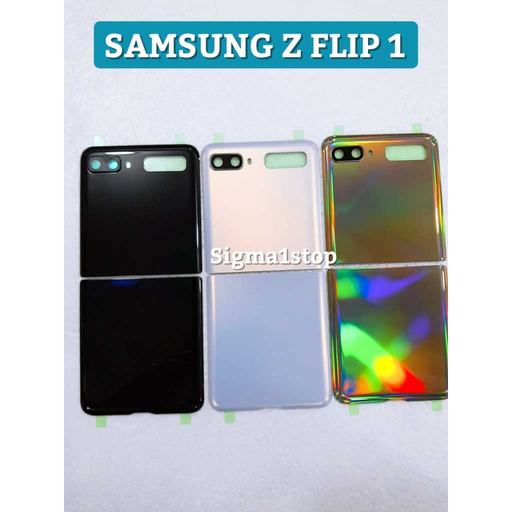 SAMSUNG Z FLIP 1  CASING BACK DOOR COVER TUTUP BATERAI KESING BELAKANG KACA KAMERA  CS