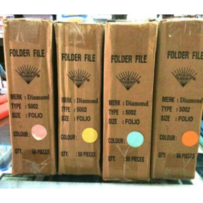 (1 doz)Map kertas/stop map kertas/map diamond/map diamond 5002/stop map bufalllo/map