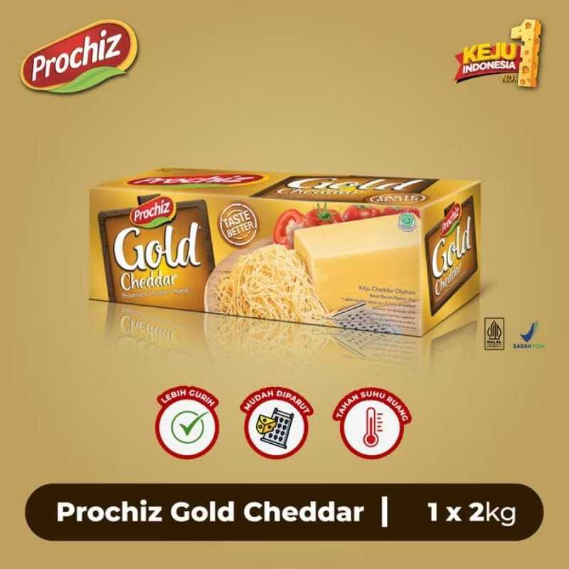 

PROMO !!! Keju Prochiz Cheddar Gold 2kg