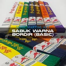 SABUK KARATE MUVON TC BORDIR