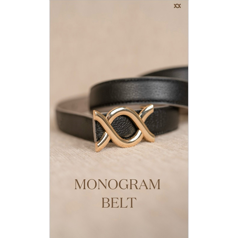 Wearing Klamby - Monogram Belt