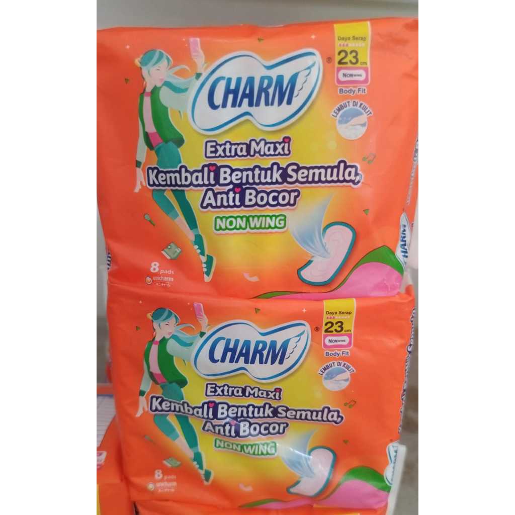 Charm 23cm Non Wing 8 Pads