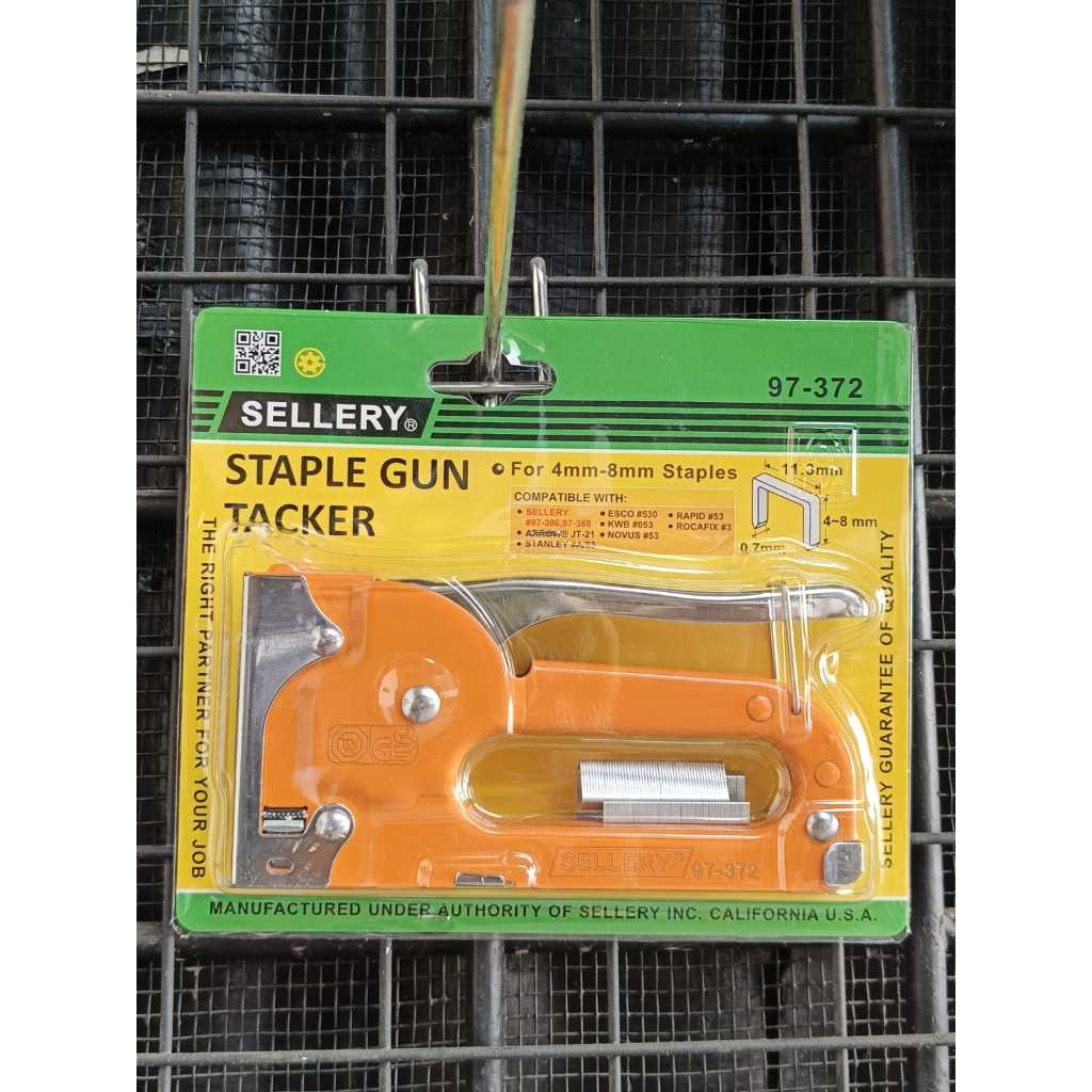 

Sellery Staple Staples Gun Tacker / Hekter Hakter Tembak Sellery 97-372
