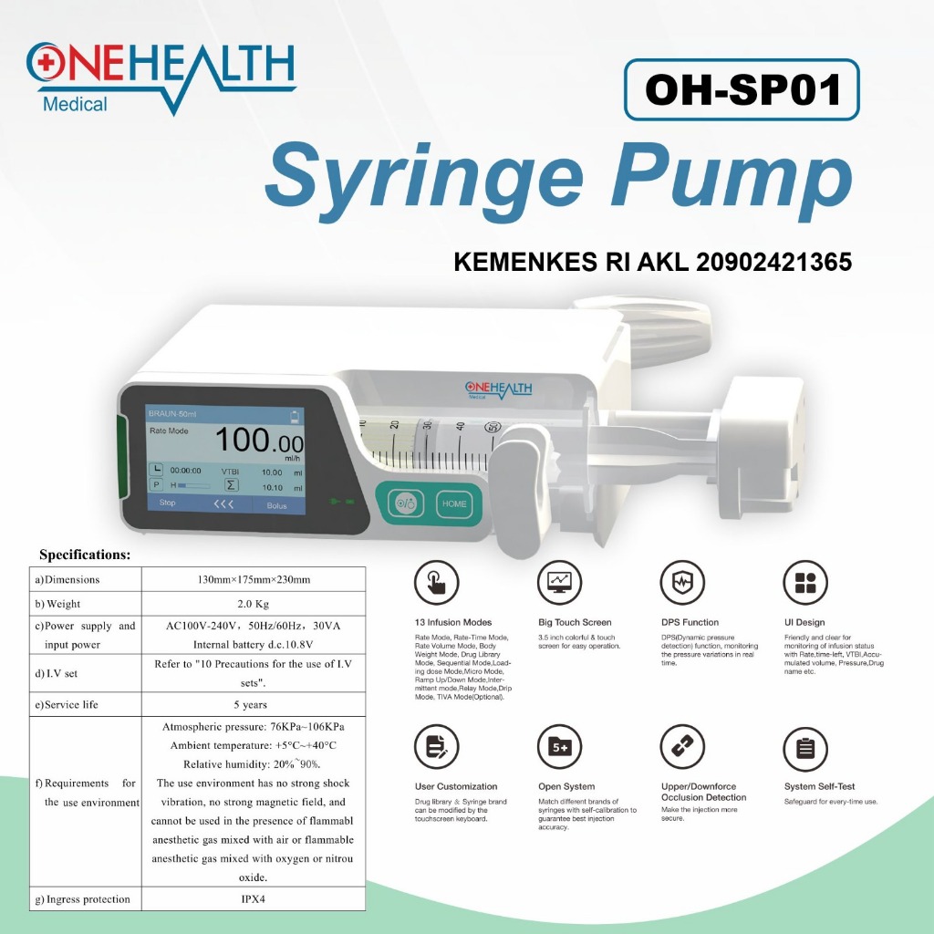 OneHealth Syring Pump OH-SP01