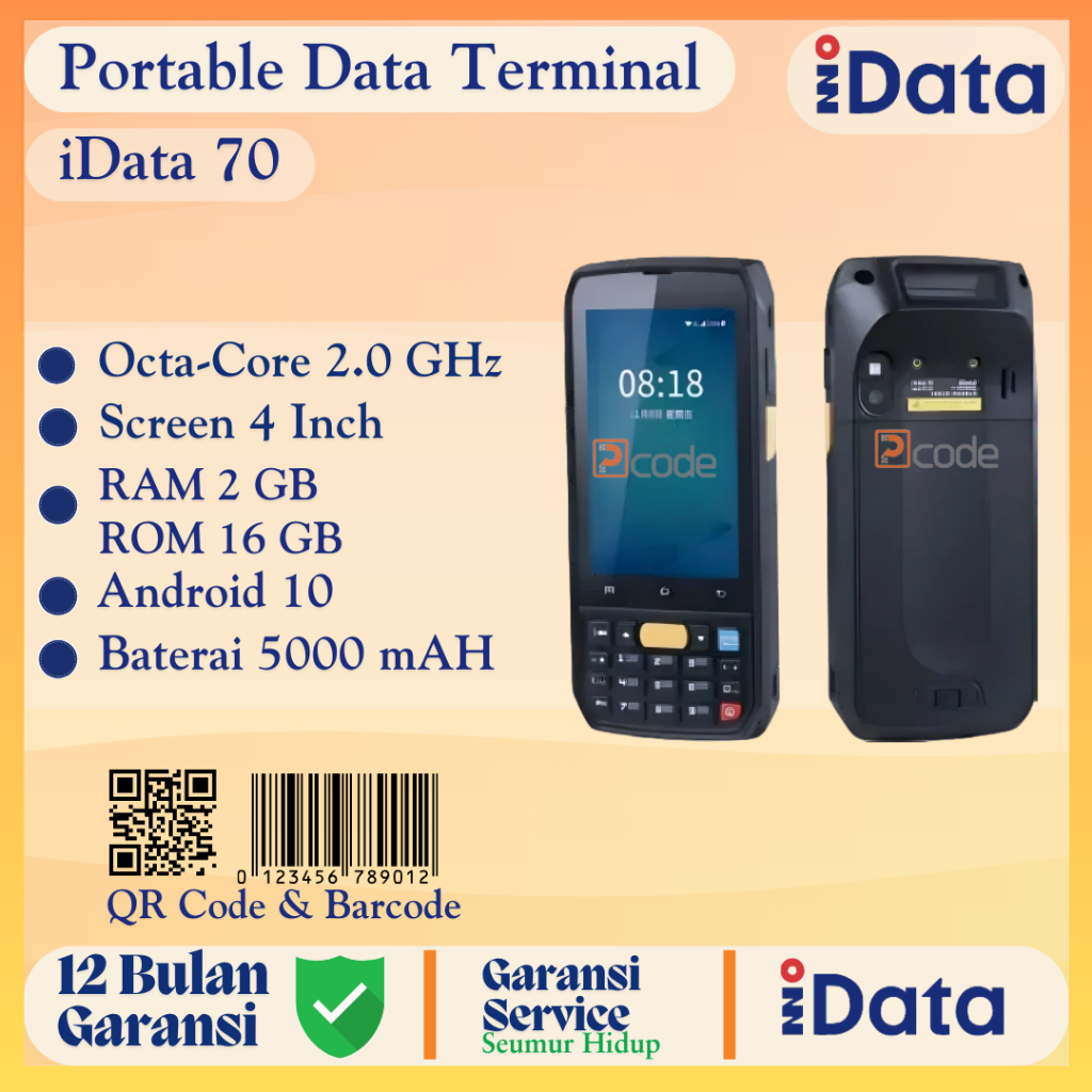 iData 70 Portable Data Terminal