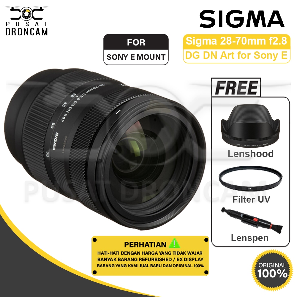Sigma 28-70mm f2.8 DG DN for Sony E Full Frame Sigma 28 70 mm f/2.8 Garansi