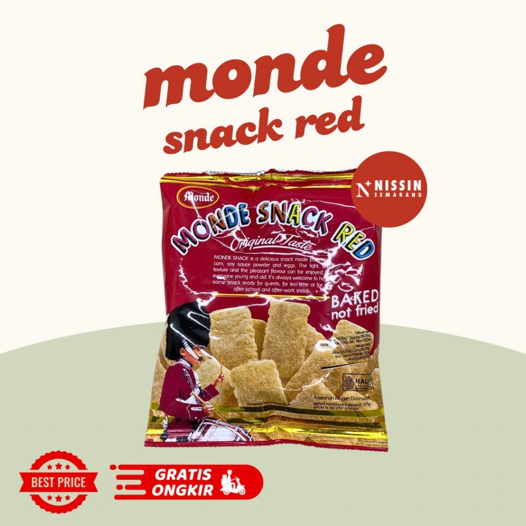

Monde Snack Red Original Taste 27gr
