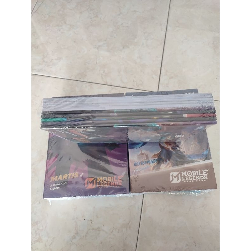 

Paket 10 Buku Tulis SIDU 38 Lembar – Edisi Mobile Legends MLBB | Dyrroth Silvanna Yu Zhong