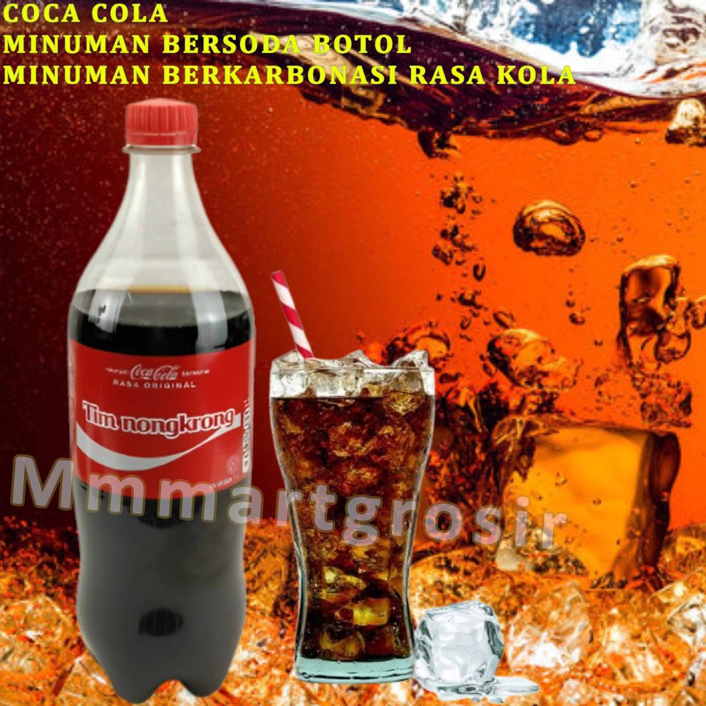 

Coca Cola / Minuman Botol Bersoda / Minuman Berkarbonasi Rasa Kola / 1 Liter