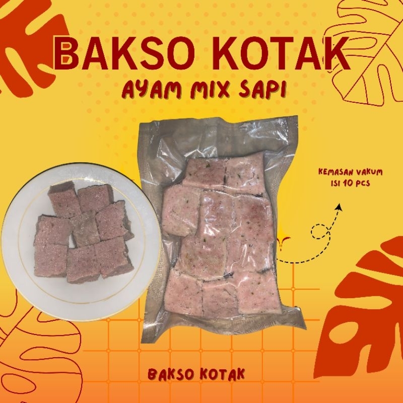 

(Tangan Pertama) Bakso Kotak Sapi Mix Ayam