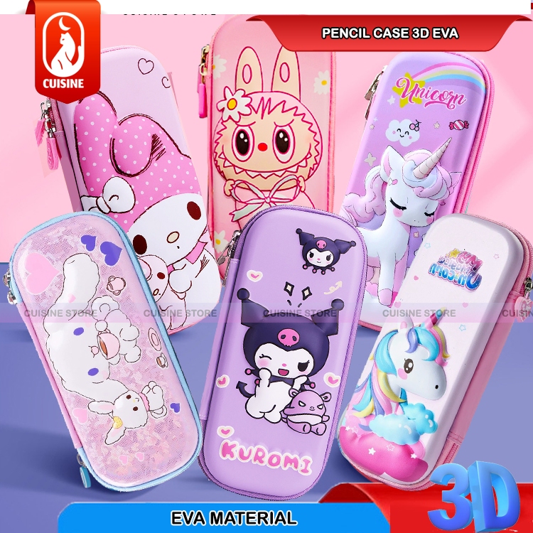 

HenJO Kotak Pensil 3D Timbul EVA Astronot Sanrio Ukuran 23 CM Tempat Pensil Anak Sekolah Kualitas