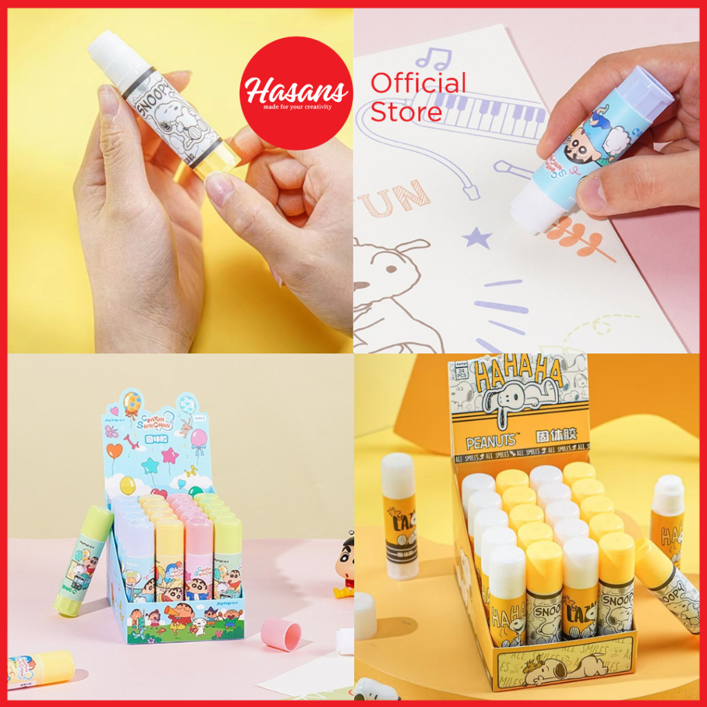 

Lem Stik Shincan / Lem Perekat Kertas / Lem Snoopy / Lem Kertas Gambar Snoopy / Lem Kertas Bentuk Roll / Lem Bentuk Stik / Alat Tulis Kantor / Alat Tulis Sekolah / Joytop, Glue Shin-Chan JT-101746 / Joytop Snoopy Solid Glue JT-101380