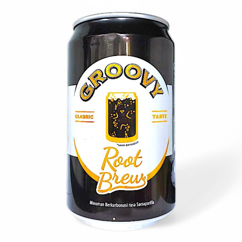

[BELI BANYAK LEBIH MURAH] Harus Coba Sekali Seumur Hidup: GROOVY ROOT BREW CAN 330 ML Minuman Soda Rasa Sarsaparilla Klasik & Nagih & Segar