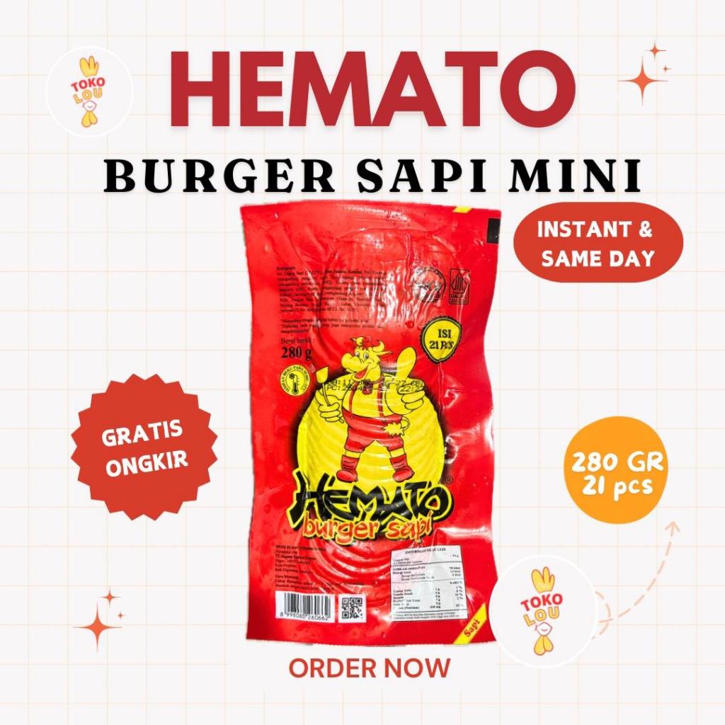 

HEMATO BURGER SAPI MINI ISI 21 280GRAM