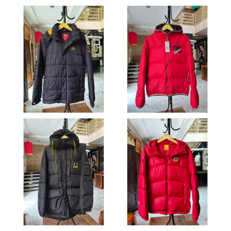 Jaket Puffer Bulang Dickies Reebok The North Face