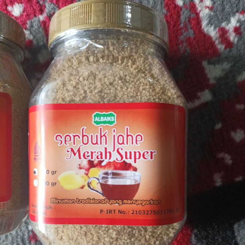 

Jahe Merah Super Serbuk ALBAIKS 330 gram