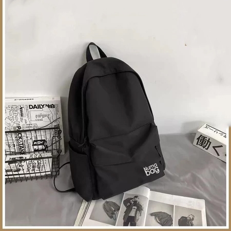 tas rangsel polos bahan coldura catun simple cocok buat SMP SMA dan kuliah