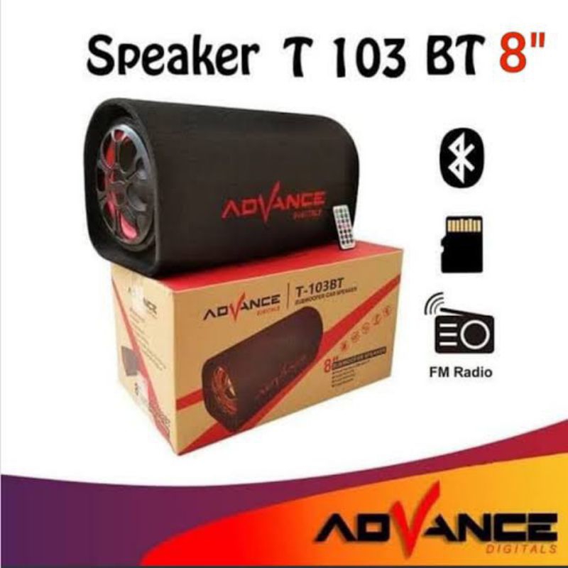Speaker Advance/ Speaker Subwoofer/ Speaker 8 Inch T-103 BT ADVANCE DIGITALS