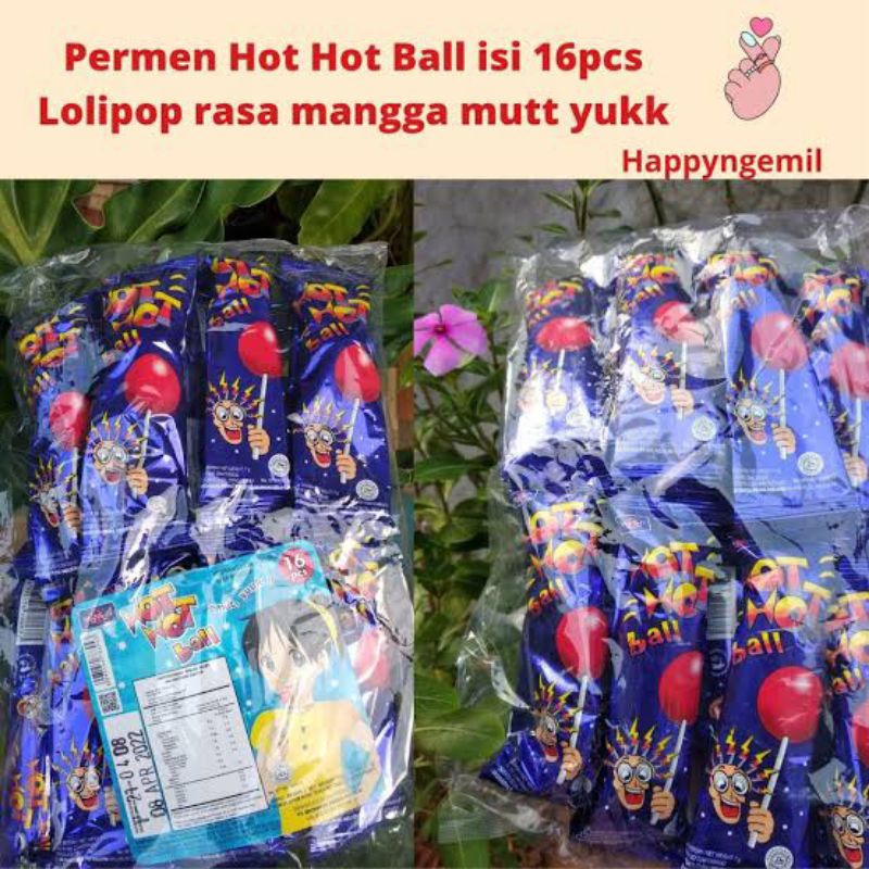 

HBM MANGGA HOT HOT BALL / 1 PACK ISI 16 PCS