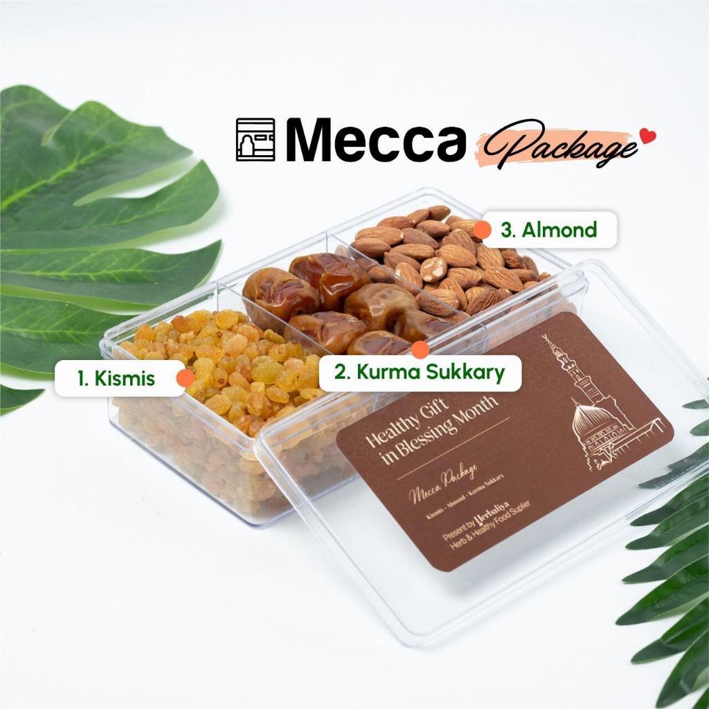 

Mecca Package Hampers Kismis Kurma Sukari Almond Ekslusif Oleh Oleh Haji Umroh