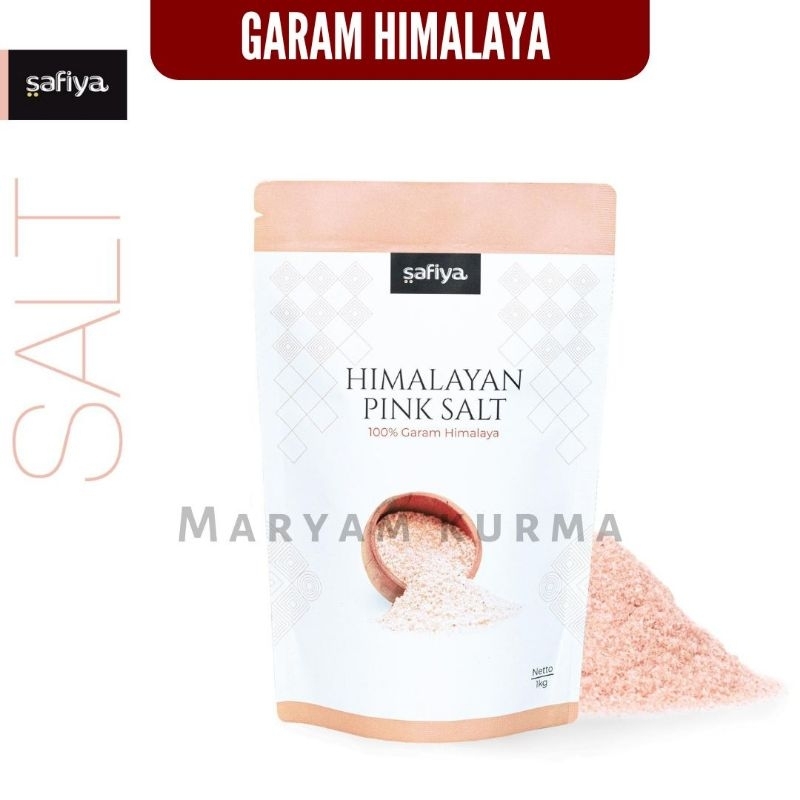 

Garam Himalaya Safiya Himalayan Pink Salt 500gr dan 1Kg