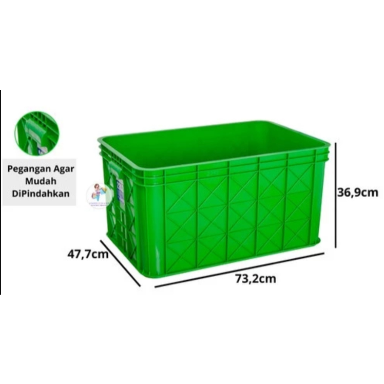 Krat Industri GreenLeaf 2243P 112 Liter