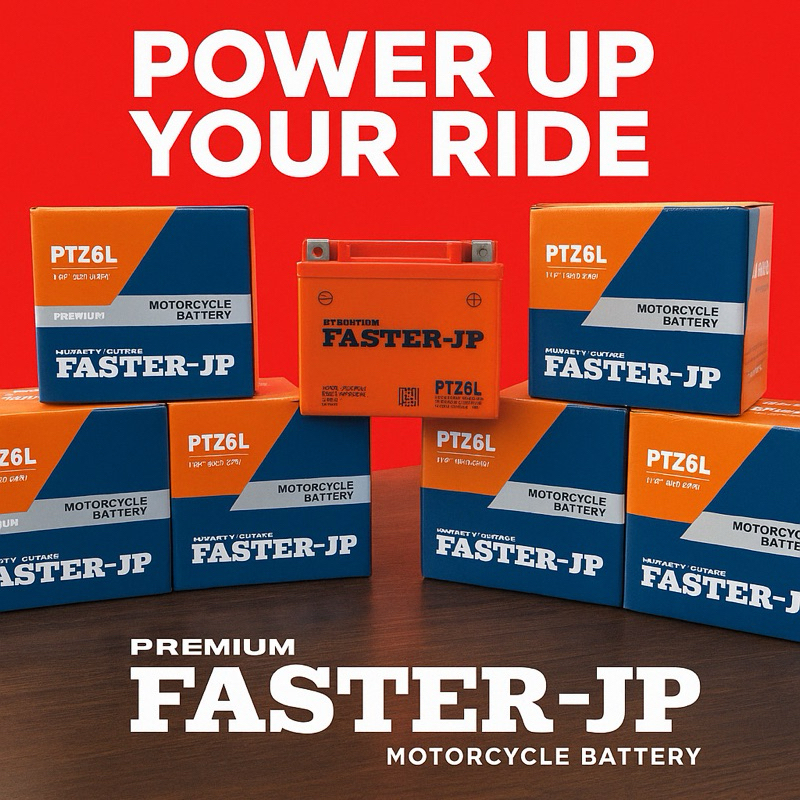 Aki Faster Untuk Motor 6 AH
