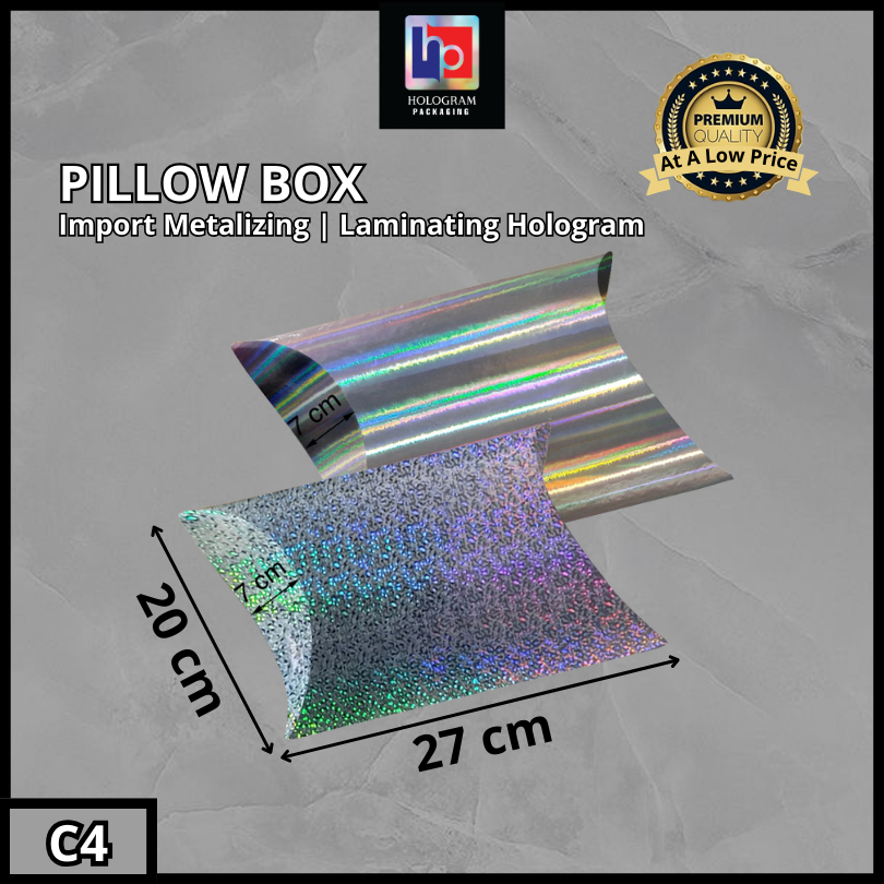 

Pillow Box | Kotak Pillow | Kotak Hadiah | Kotak Souvenir | Murah 27x20x7 | C4