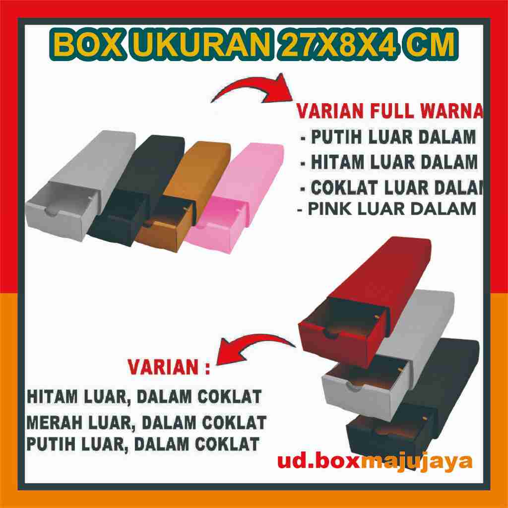 

Box 27x8x4 cm / Box Sleding / Kardus Polos