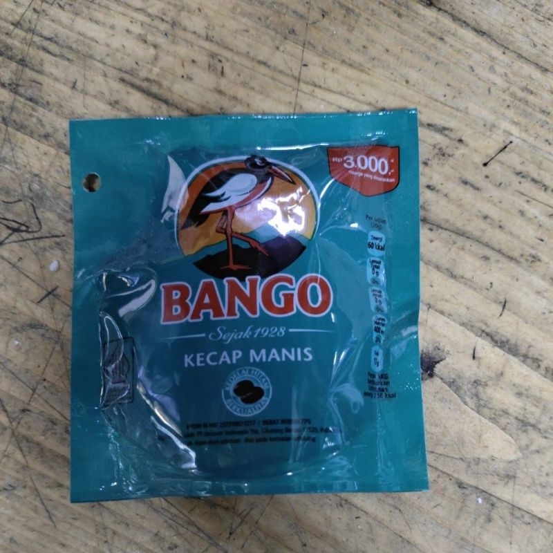 

kecap Bango 72 gram (1 bungkus )