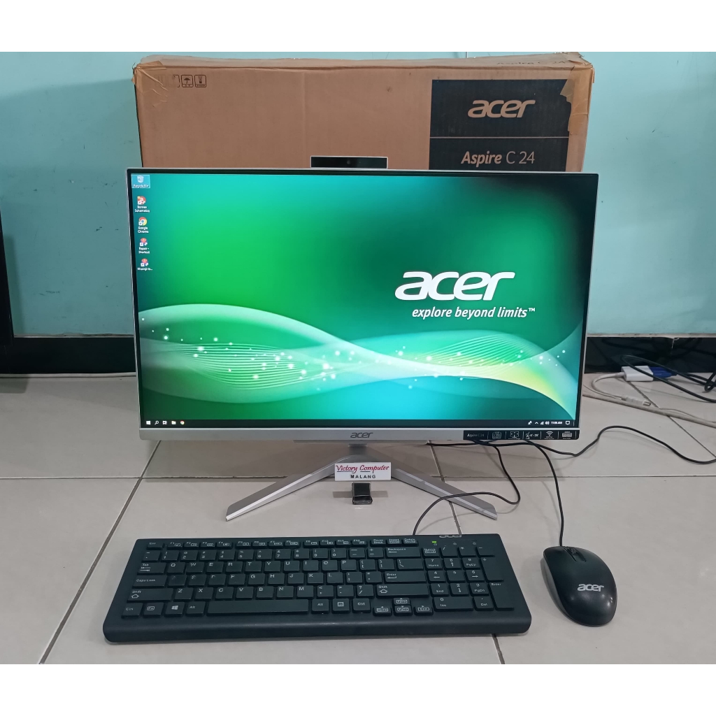 PC AIO ACER Aspire C24-865 Core i5 RAM 8GB SSD Layar 24" inch 4jutaan